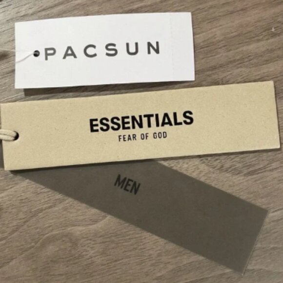 Essentials Gray Hoodie for Men - Picture 10 of 11